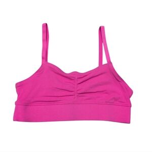 Duluth Trading Co Organic Cotton Barbie Pink Bralette Women's Small